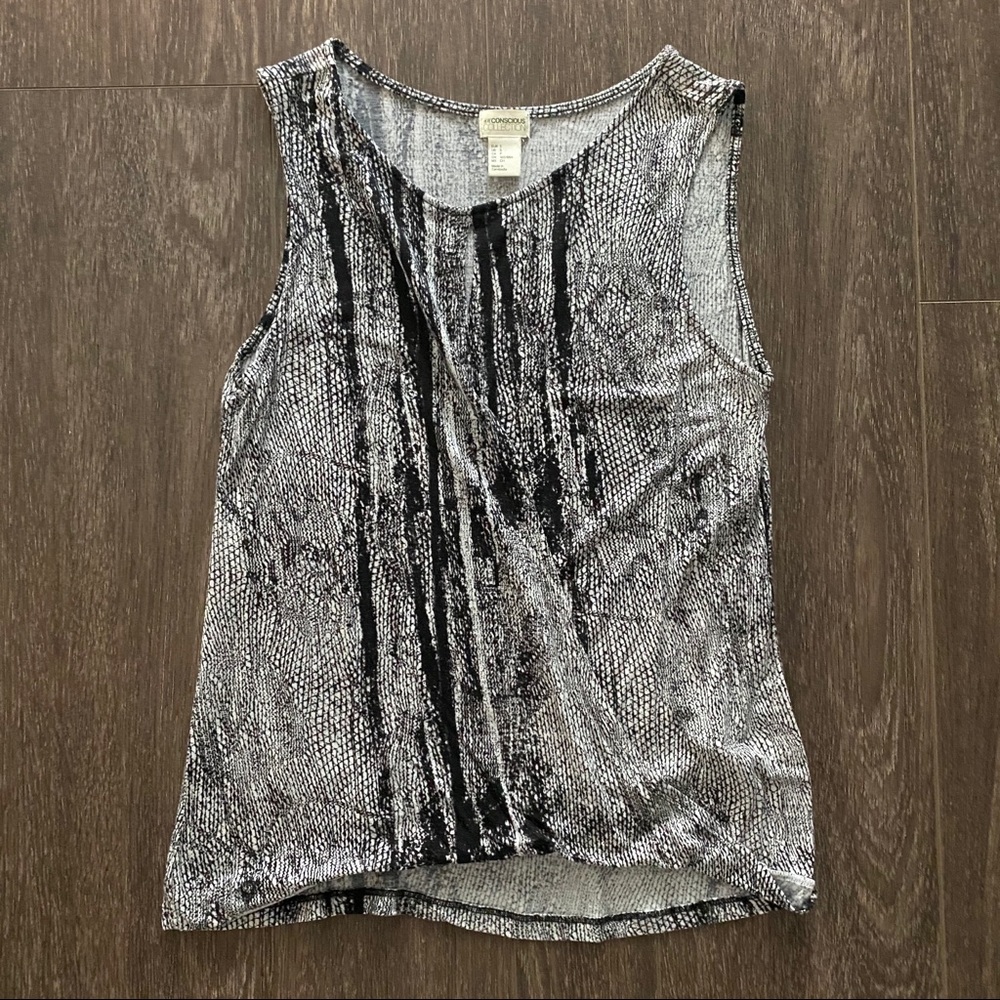 H&M snakeskin tank top